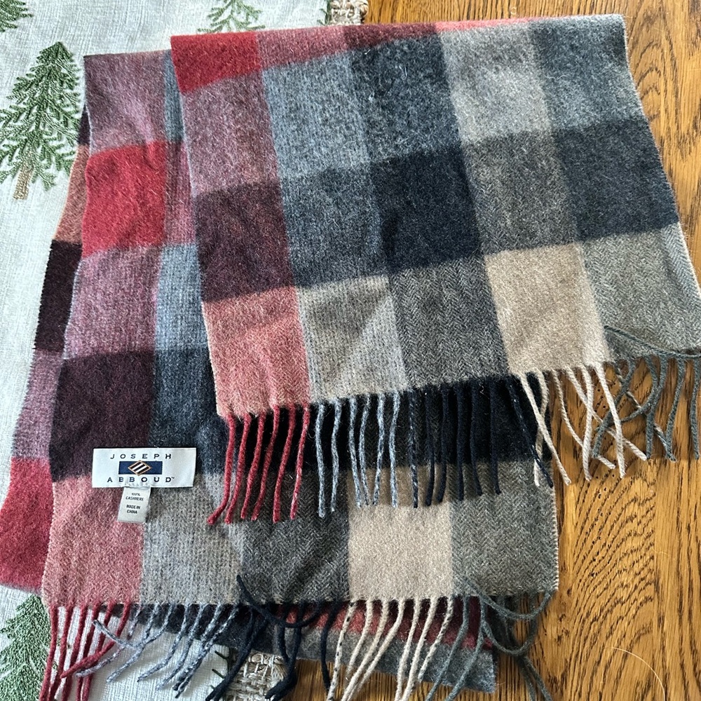 Joseph Abboud Multicolor Cashmere Scarf